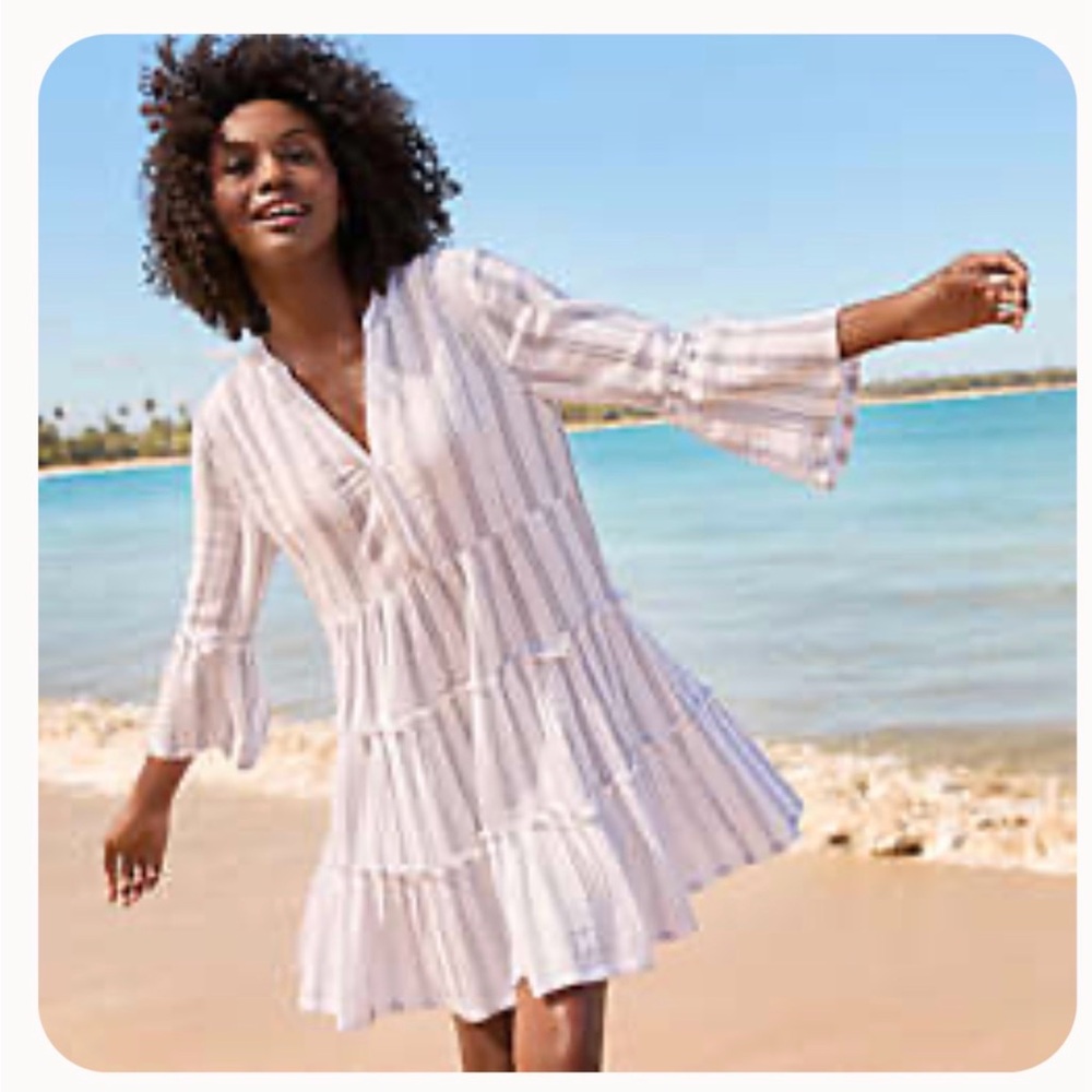 Land’s End lightweight gauze mini dress!